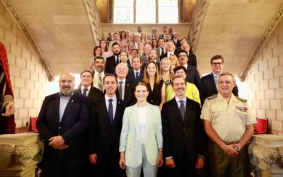 La presidenta del Govern, Margalida Prohens, en la conmemoración del otorgamiento de los privilegios del Reino de Mallorca