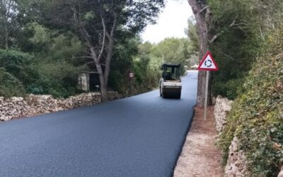 Comienzan las obras de mejora de la carretera de acceso a Binibèquer Vell