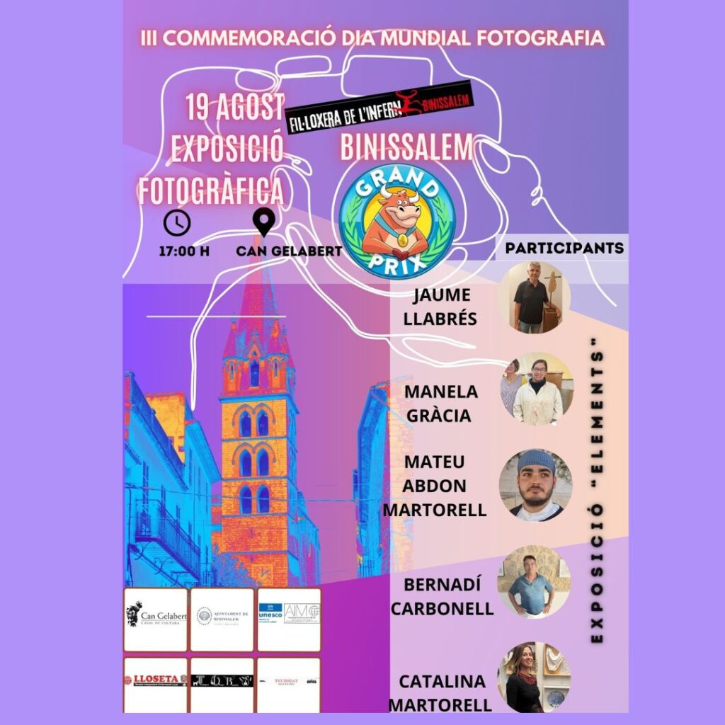 Bernardí Carbonell Mut, exhibits at the III Commemoration of World Photography Day by Unesco, on August 19, 2024 1 Bernardí Carbonell Mut