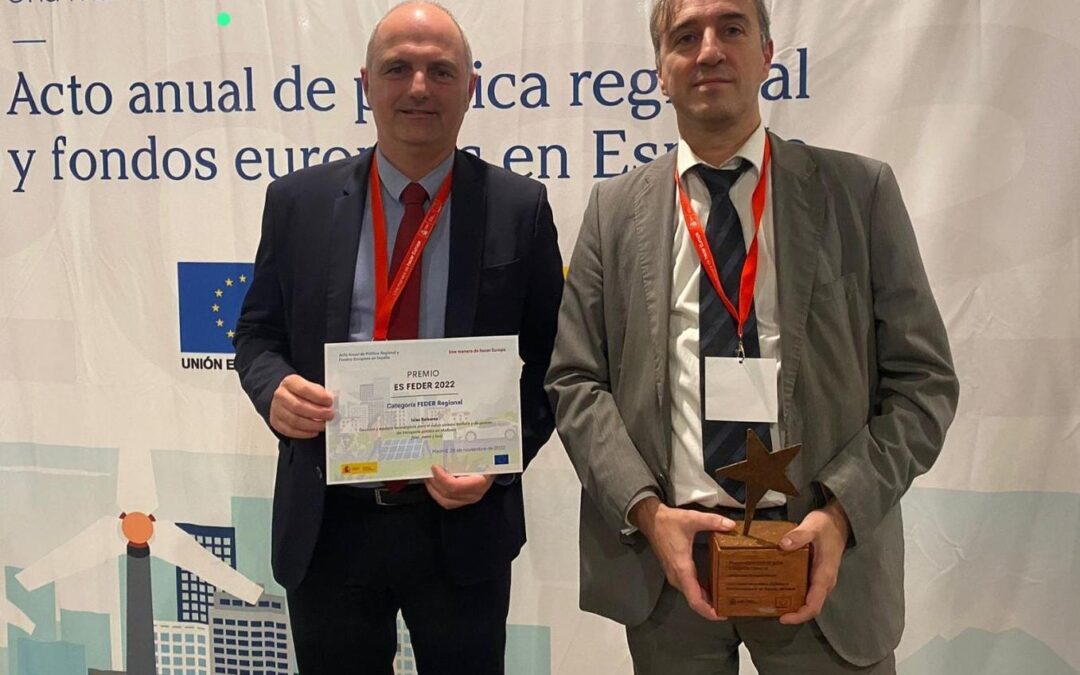 Les Illes Baleares, nuevamente galardonada con un premio Buenas Prácticas FEDER de la UE