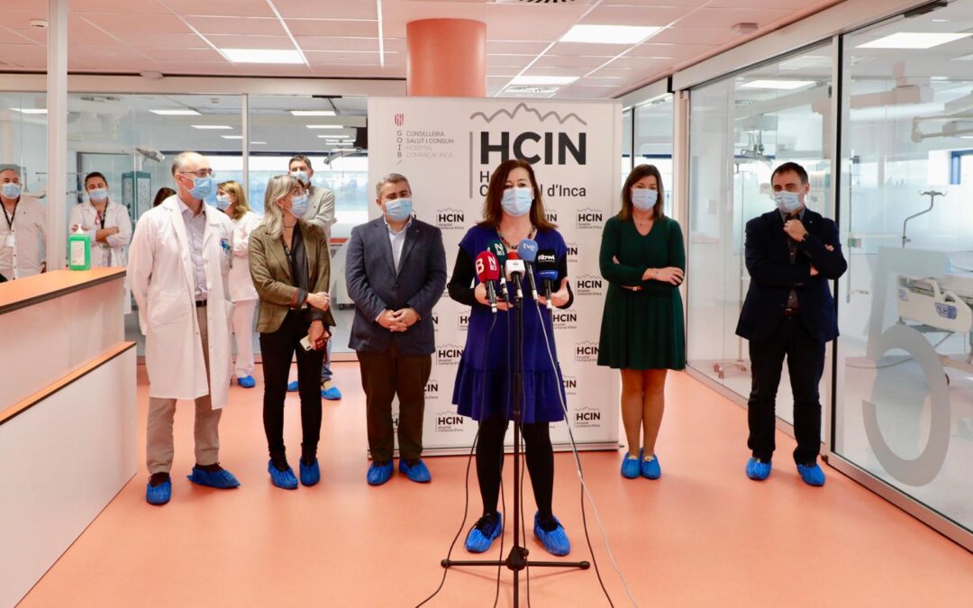 El Hospital Comarcal de Inca inaugura su nueva Unidad de Cuidados Intensivos