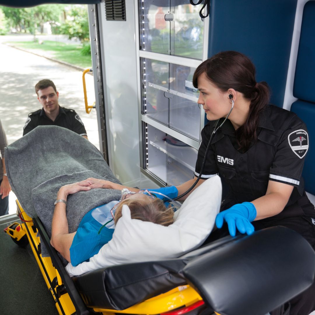 a medical vehicle at the Andratx health centre