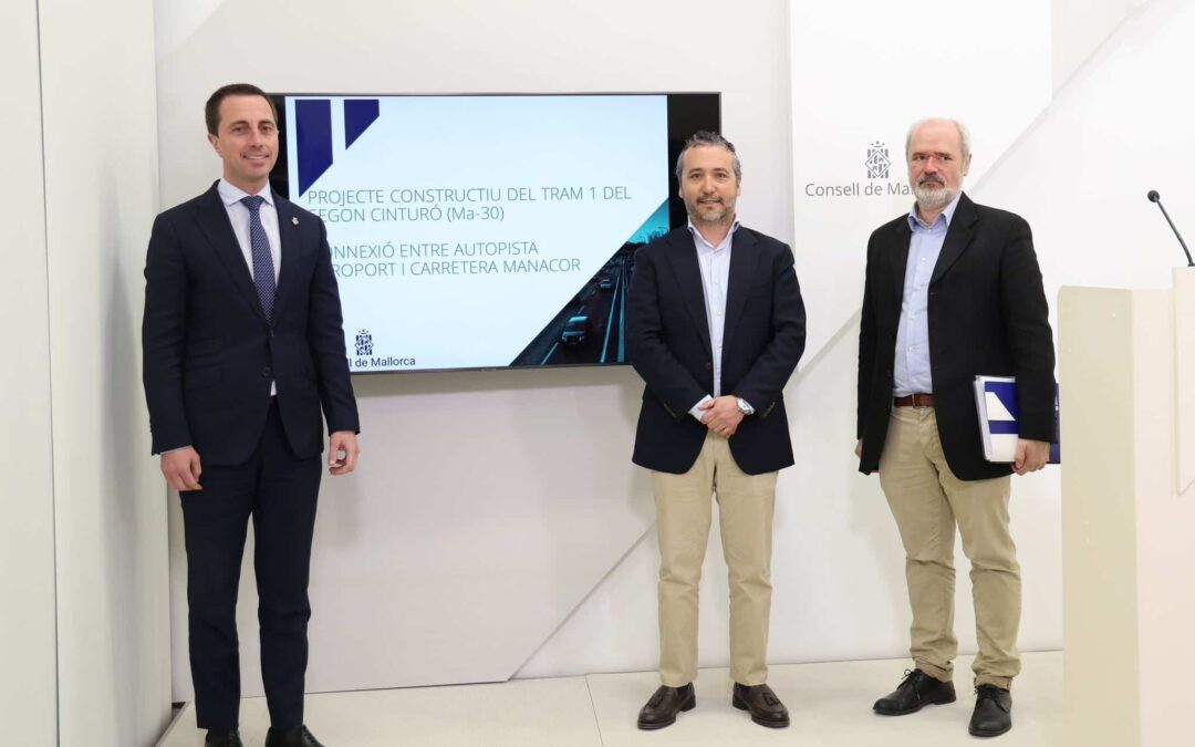 El Consell de Mallorca presenta el Tramo I del segundo cinturón, un proyecto para descongestionar los accesos a Palma y que discurrirá en parte soterrado para minimizar el impacto