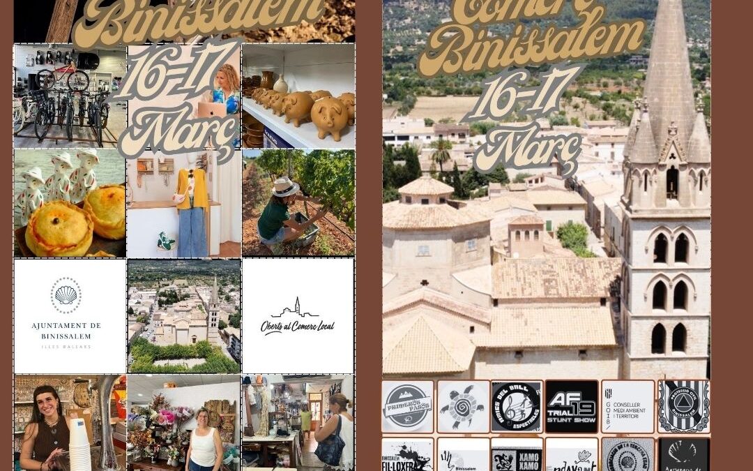 Binissalem celebra la Feria de Comercio del 16 al 17 de marzo