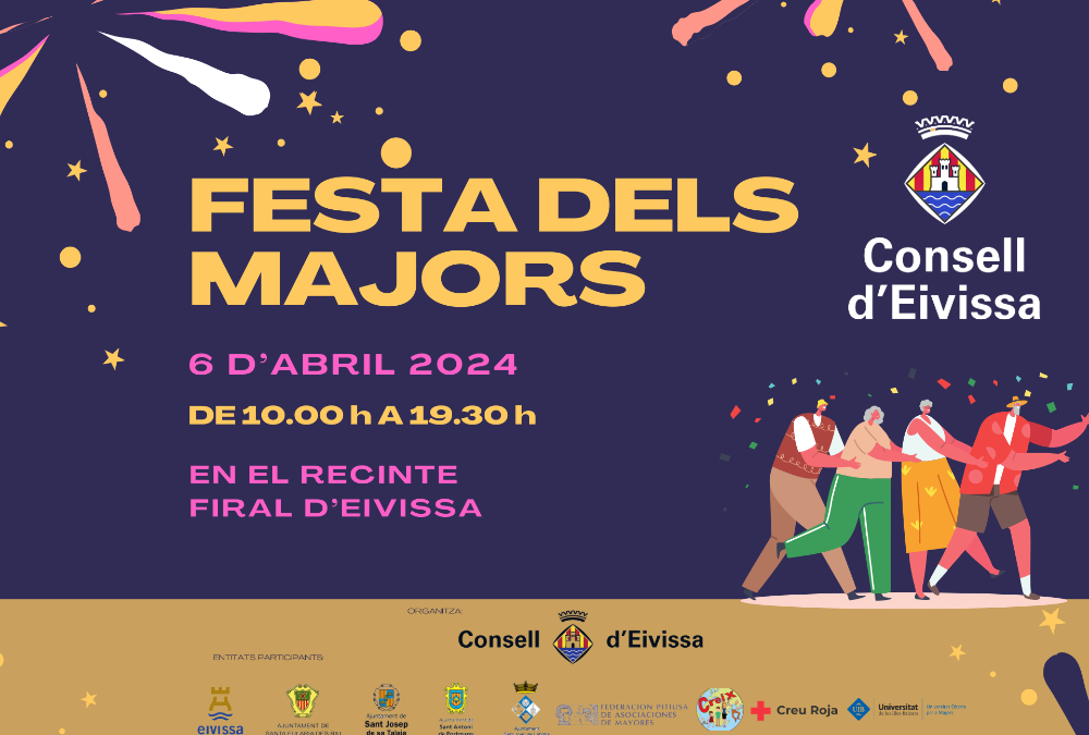 El Consell de Eivissa organiza la II Edición de la Fiesta de Mayores que tendrá lugar el próximo 6 de abril en el Recinto Ferial