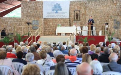 Llorenç Galmés participates in the meetings in Lluc of the Federation of Associations of Elderly People of the Part Forana with more than 3500 people