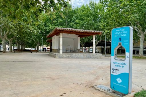 Inca installs the water fountains requested by the residents in the Participatory Budgeting process