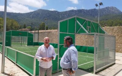 The Consell de Mallorca inaugurates a children’s playground and a multisports court in Lluc