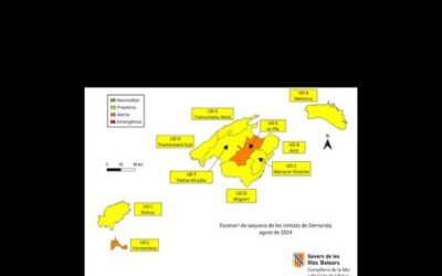 Water reserves in the Balearic Islands stand at 43% in August