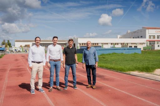 Work begins on the new athletics track complex in Maó