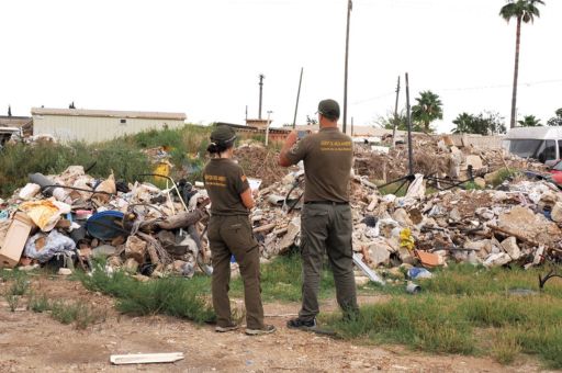 The Government penalises a private individual for obstructing environmental agents during an inspection for a waste infringement