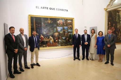 The Consell de Mallorca inaugurates the exhibition of a work from the Prado Museum at the Museu de Mallorca