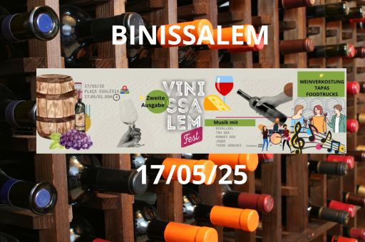 Es ist heute! Verpasse nicht das VinissalemFest 2025 – Eine einmalige Gelegenheit, kostenlose Live-Musik im Herzen Mallorcas zu erleben