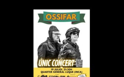 OSSIFAR regresa a los escenarios con un concierto histórico e irrepetible en Inca