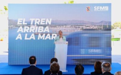 La presidenta Prohens presenta el proyecto de la futura línea de tren a Alcúdia, con llegada hasta la estación marítima