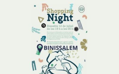 12 July Shopping Night in Binissalem. A major event with music, raffles, and street shopping
