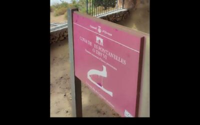 The Consell of Ibiza Restores the Protective Grille at the Cova de ses Fontanelles