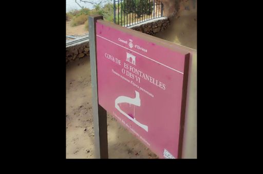 The Consell of Ibiza Restores the Protective Grille at the Cova de ses Fontanelles