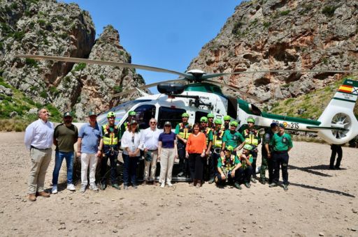 President Prohens Announces Agreement with the Guardia Civil for a Medicalised Helicopter for Mountain and Cave Rescues