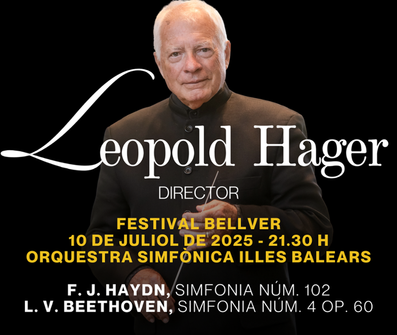 The Symphony Orchestra takes centre stage at the third concert of the Bellver Festival with works by Haydn and Beethoven