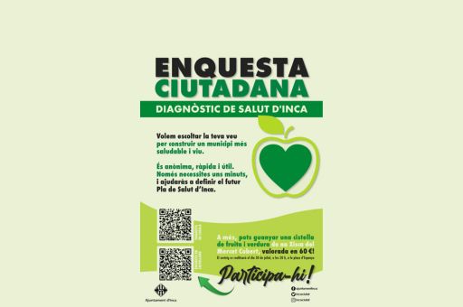 Inca pone en marcha el Plan Local de Salud e invita a la ciudadanía a participar en la encuesta abierta