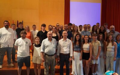 The Island Council hosts a reception for the Menorcan delegation that participated in the 2025 Island Games