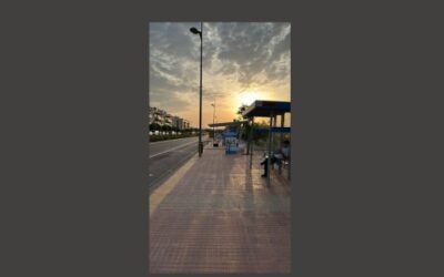 New bus shelter installed in Ciutadella to improve passenger comfort and safety
