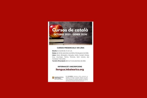 El IEB abre la inscripción a los cursos de catalán de la convocatoria octubre 2025 – enero 2026