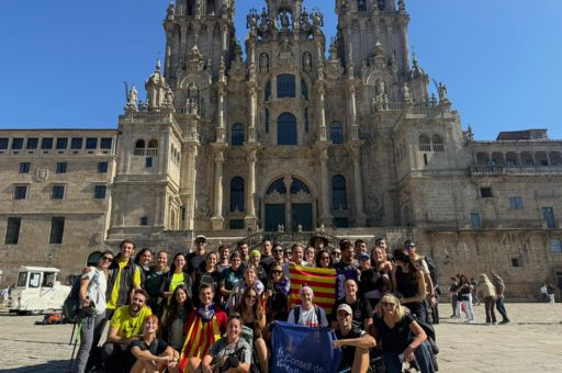 Los jóvenes mallorquines completan la primera Ruta Jacobea organizada por el Consell de Mallorca