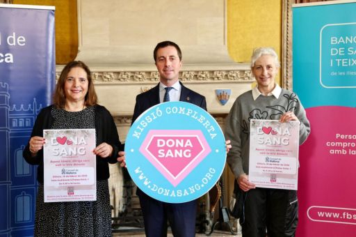 Consell de Mallorca Hosts Blood Donation Drive at the Palau del Consell on February 16