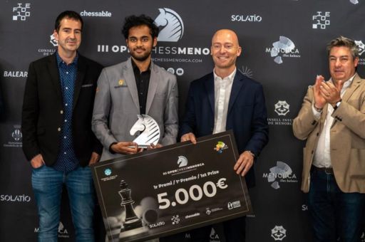 The Consell Insular allocates €60,000 for the organisation of Open Chess Menorca 2026