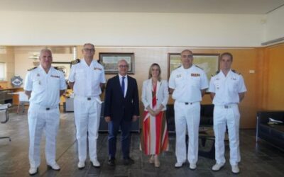 Menorca Island Council strengthens institutional cooperation with naval units stationed in the port of Maó